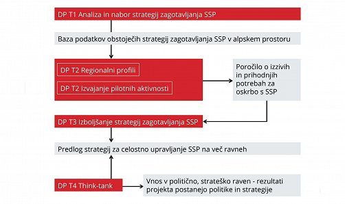 Slika 4: Delovna shema projekta INTESI. (Niederer, 2016)