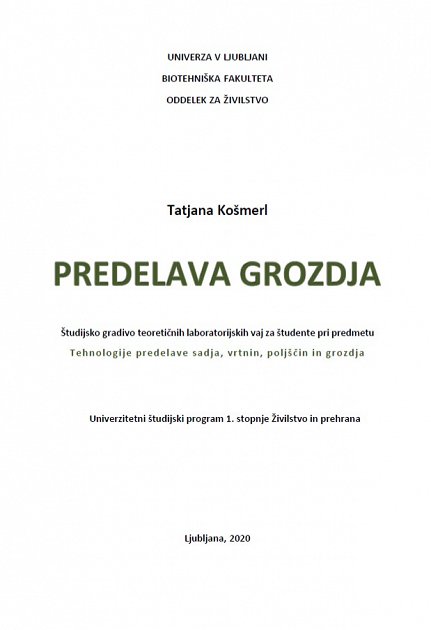 Predelava grozdja
