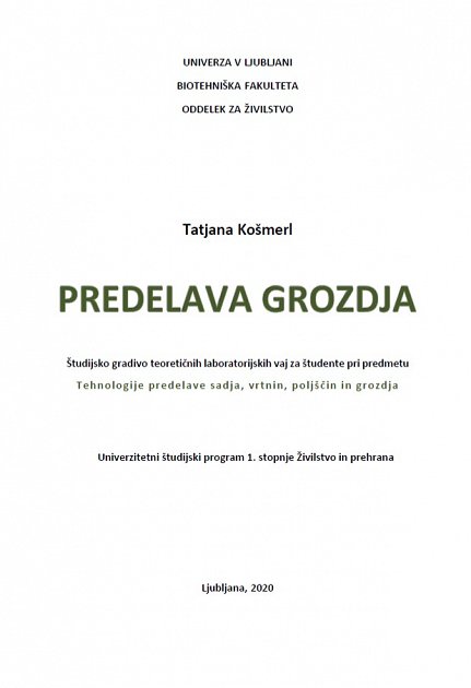 Predelava grozdja