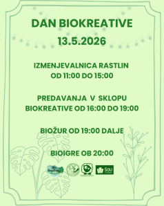 Dan Biokreative časovnica